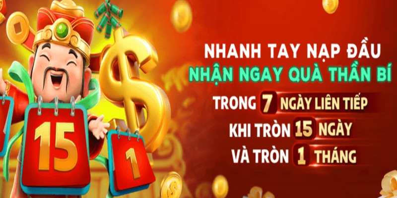Sự kiện nạp đầu tặng thưởng 200K hấp dẫn